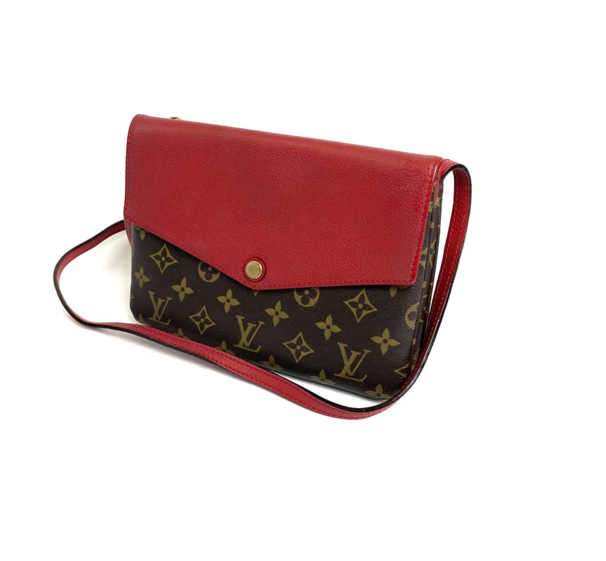 Twinset leather handbag Louis Vuitton Red in Leather - 22531911