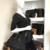 Prada Tessuto Nylon Nappa Gaufre Shopping Satchel Black 24