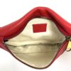 GUCCI Grained Calfskin Small Logo Belt Bum Bag Hibiscus Red 4