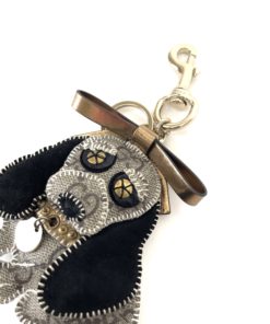 Gucci Beige/Ebony GG Coated Canvas Supreme Sam Guccioli Beagle Keychain Charm