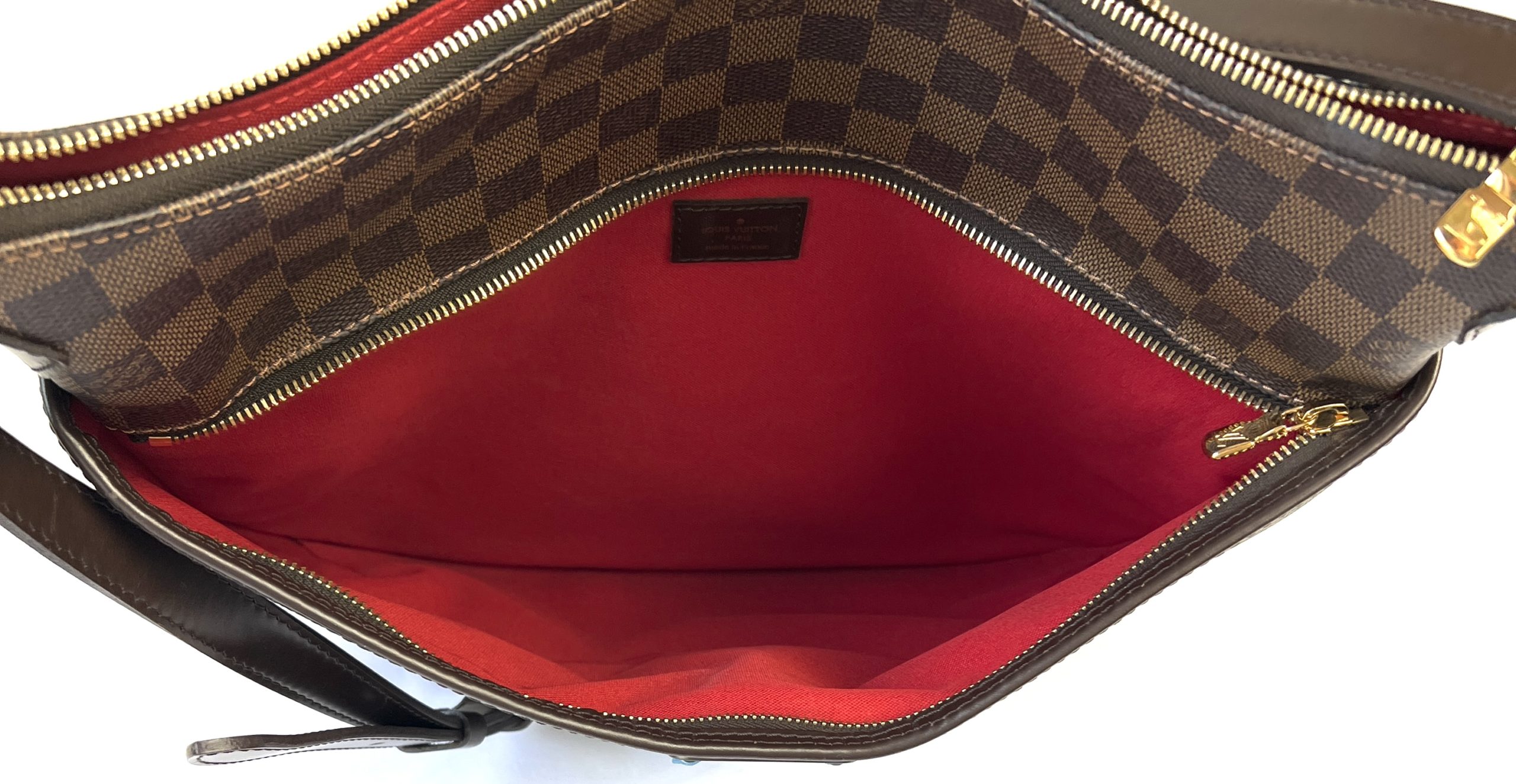 Louis+Vuitton+Bloomsbury+Shoulder+Bag+GM+Brown+Canvas for sale online