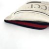 Gucci Grained Calfskin Large Logo Belt Bag Off White 21
