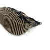 Fendi Borsa Stripe Print Pony Hair Black Patent Leather Shoulder Bag 18