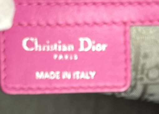 Christian Dior Lady Dior Hot Pink Lambskin Cannage Large 18