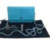 Chanel Turquoise Lizard Embossed Leather WOC with Silver Hardware 2