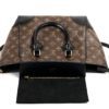 Louis Vuitton Noir Monogram Canvas Phenix PM Satchel or Shoulder Bag 8