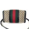 Gucci GG Web Boston Bag with Red and Green Stripe 21