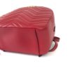 Gucci GG Marmont Quilted Red Matelassé Leather Backpack 19