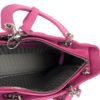 Christian Dior Lady Dior Hot Pink Lambskin Cannage Large 16