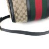 Gucci GG Web Boston Bag with Red and Green Stripe 25