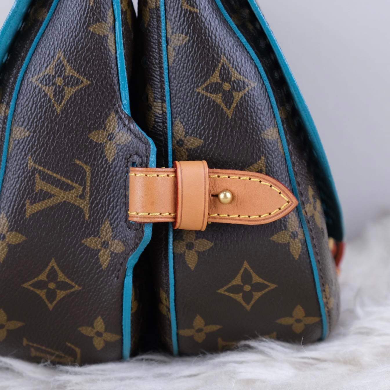 Louis Vuitton Flore Saumur Handbag Perforated Monogram Canvas - A World Of  Goods For You, LLC