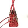 Burberry Haymarket Satchel Check Canvas and Patent Leather Portrait Minford 15