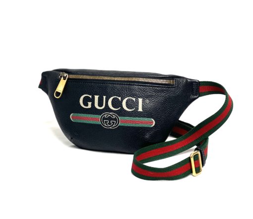 GUCCI Grained Calfskin Belt Bag