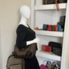 Louis Vuitton Noir Monogram Canvas Phenix PM Satchel or Shoulder Bag 13