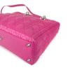Christian Dior Lady Dior Hot Pink Lambskin Cannage Large 36