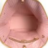 Louis Vuitton Neverfull MM Azur with Rose Ballerine Interior 4