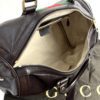 Gucci Dark Brown Leather Web Medium Joy Boston Bag 12