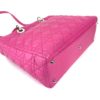 Christian Dior Lady Dior Hot Pink Lambskin Cannage Large 38