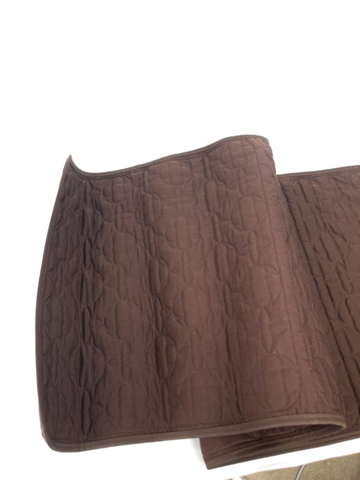 Louis Vuitton Dark Brown Quilted Fabric Yoga Mat