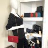 YSL Monogram Wallet on Chain Grain De Poudre Envelope Red Leather Shoulder Bag 17
