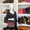 Louis Vuitton Clapton Damier Ebene Crossbody with Raisin 7