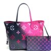 Louis Vuitton Spring In The City Midnight Fuchsia Neverfull MM Set 8