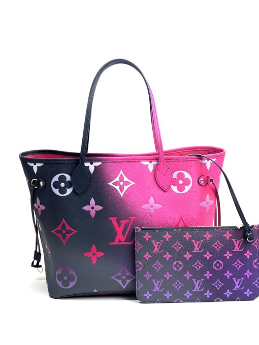 Louis Vuitton Spring In The City Midnight Fuchsia Neverfull MM Set 12
