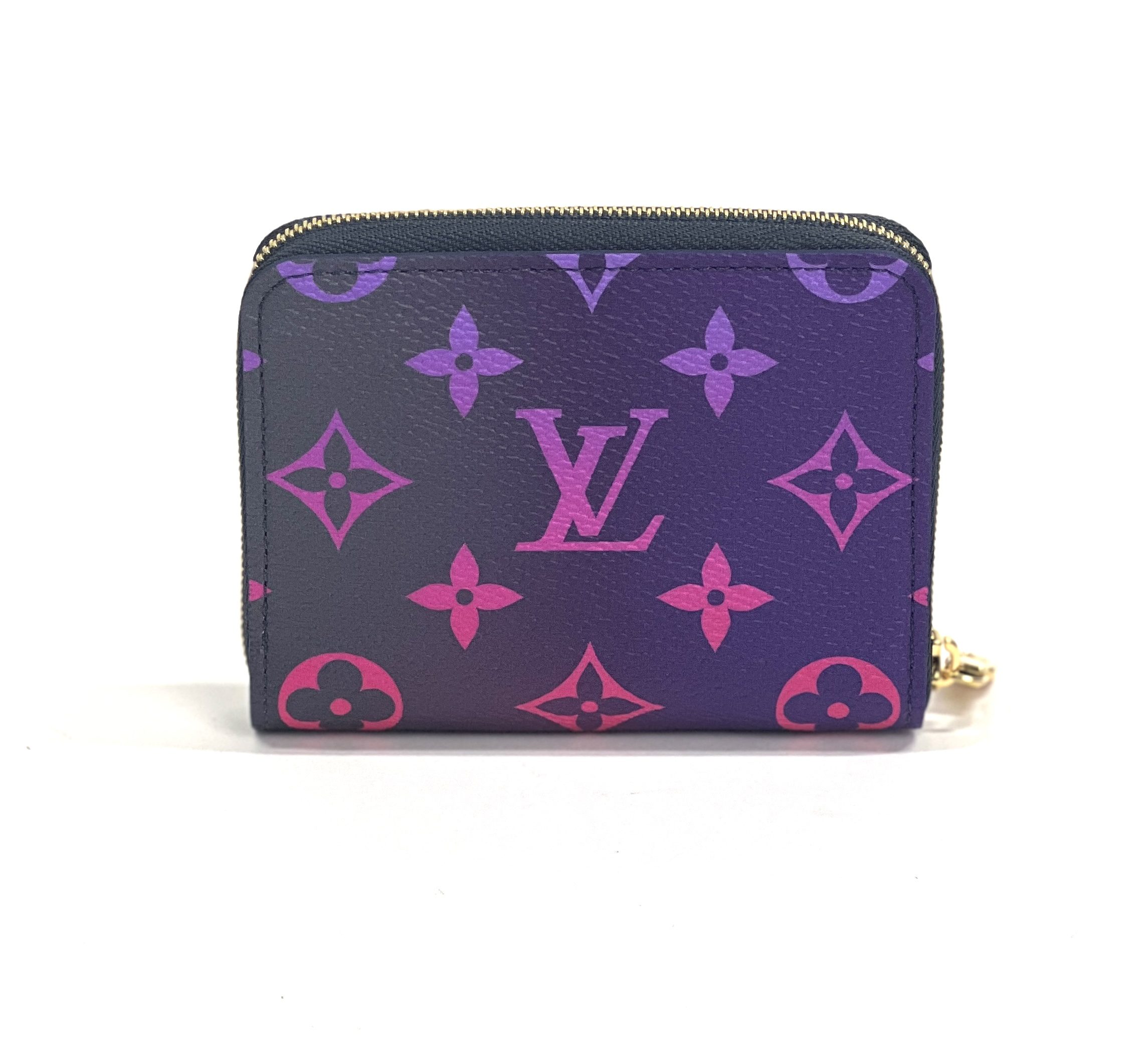 Louis Vuitton Zippy Wallet Midnight Fuchsia in Coated Canvas