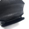 YSL Black College Large Quilted Leather V-Flap Shoulder Bag 4