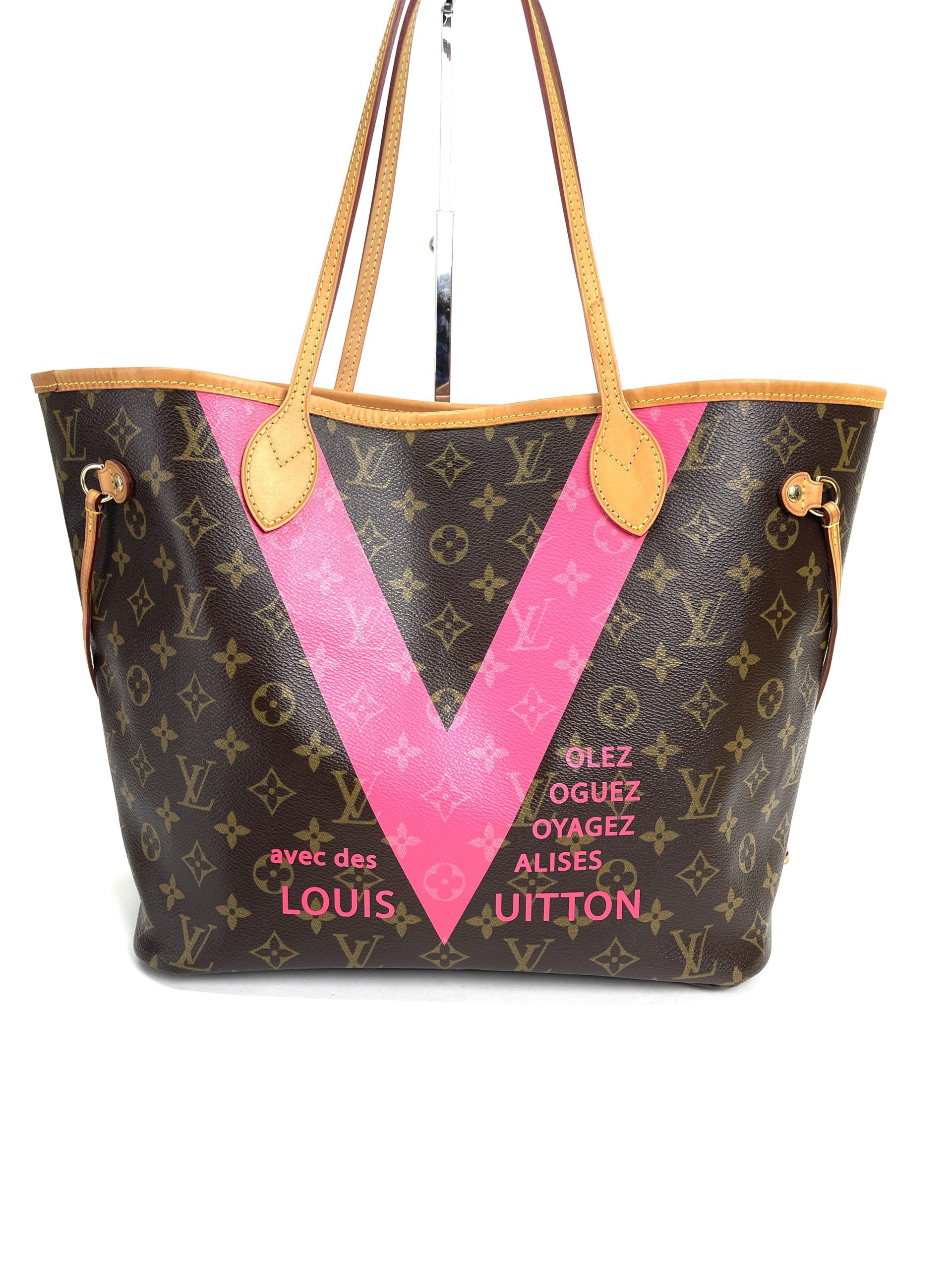Louis Vuitton Monogram Beige Neverfull MM - A World Of Goods For