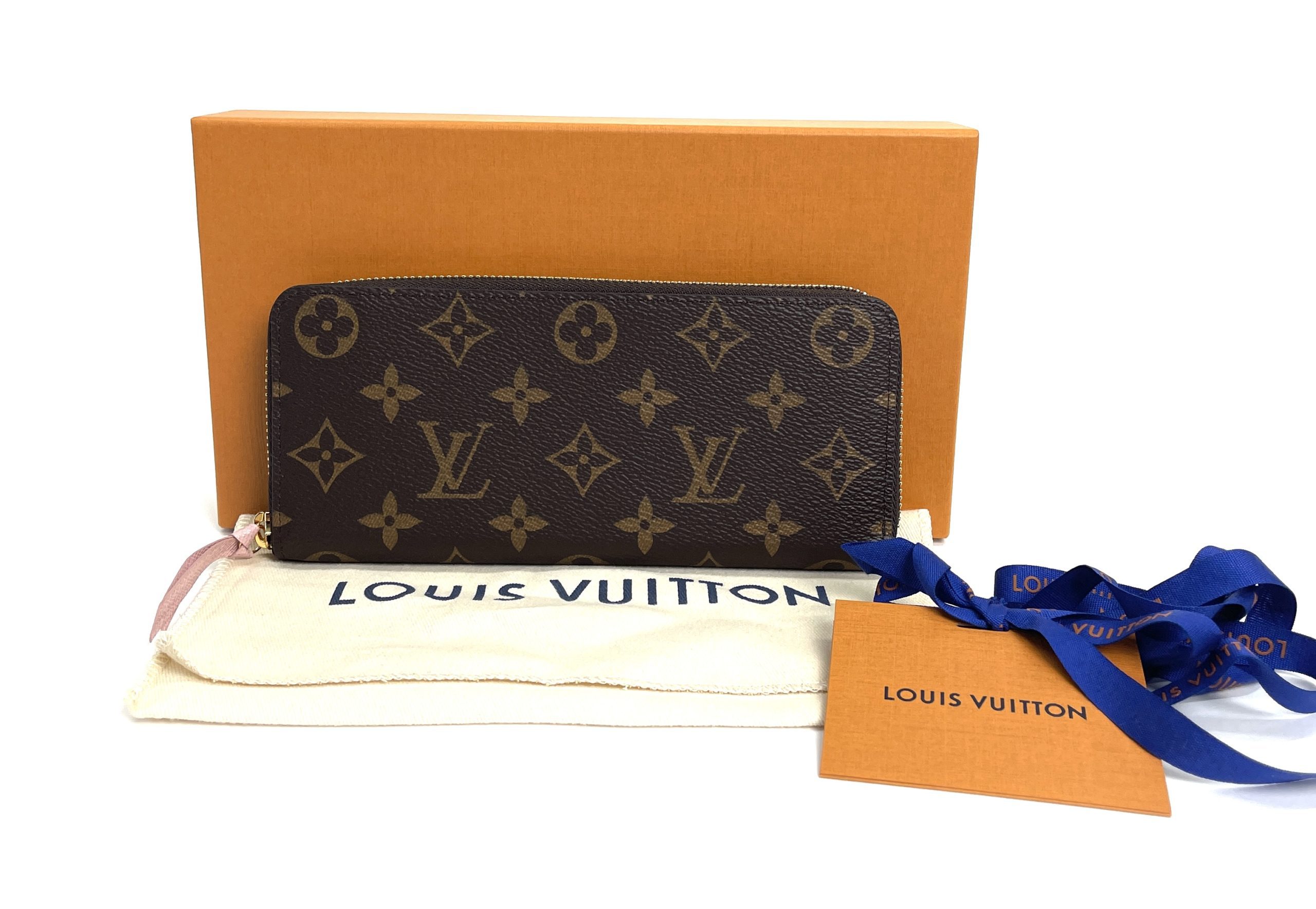 What Goes Around Comes Around Louis Vuitton Flower Clemence Wallet in Blue