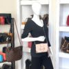 Prada Milano Cahier Light Pink Leather Crossbody Bag or Wristlet 7
