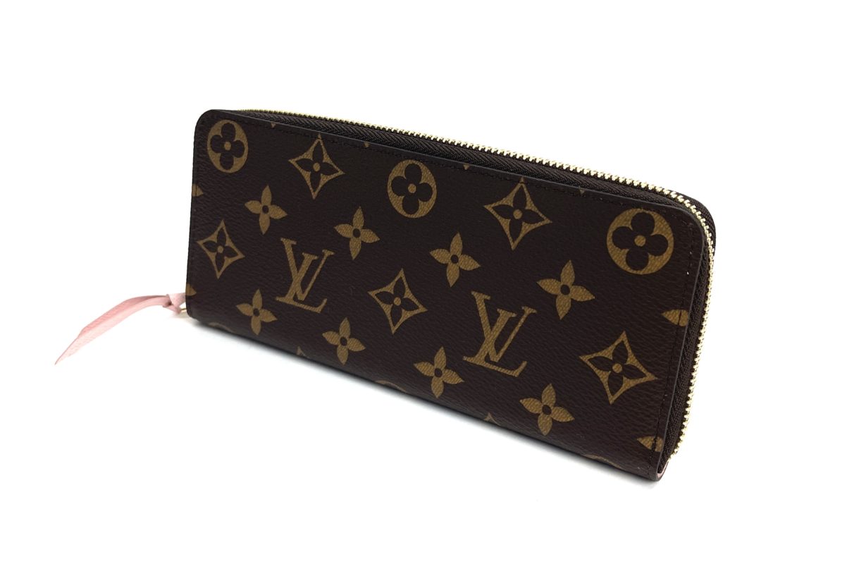 Louis Vuitton Clemence Wallet Damier Azur Tahitienne Rose Ballerine in  Coated Canvas with Gold-tone - US