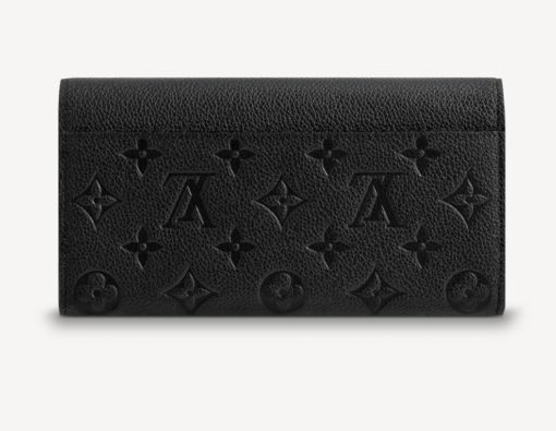 Louis Vuitton Black Empreinte Sarah Wallet 4