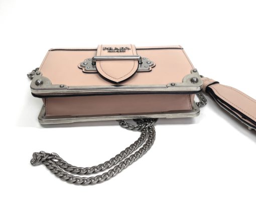 Prada Milano Cahier Light Pink Leather Crossbody Bag or Wristlet 18
