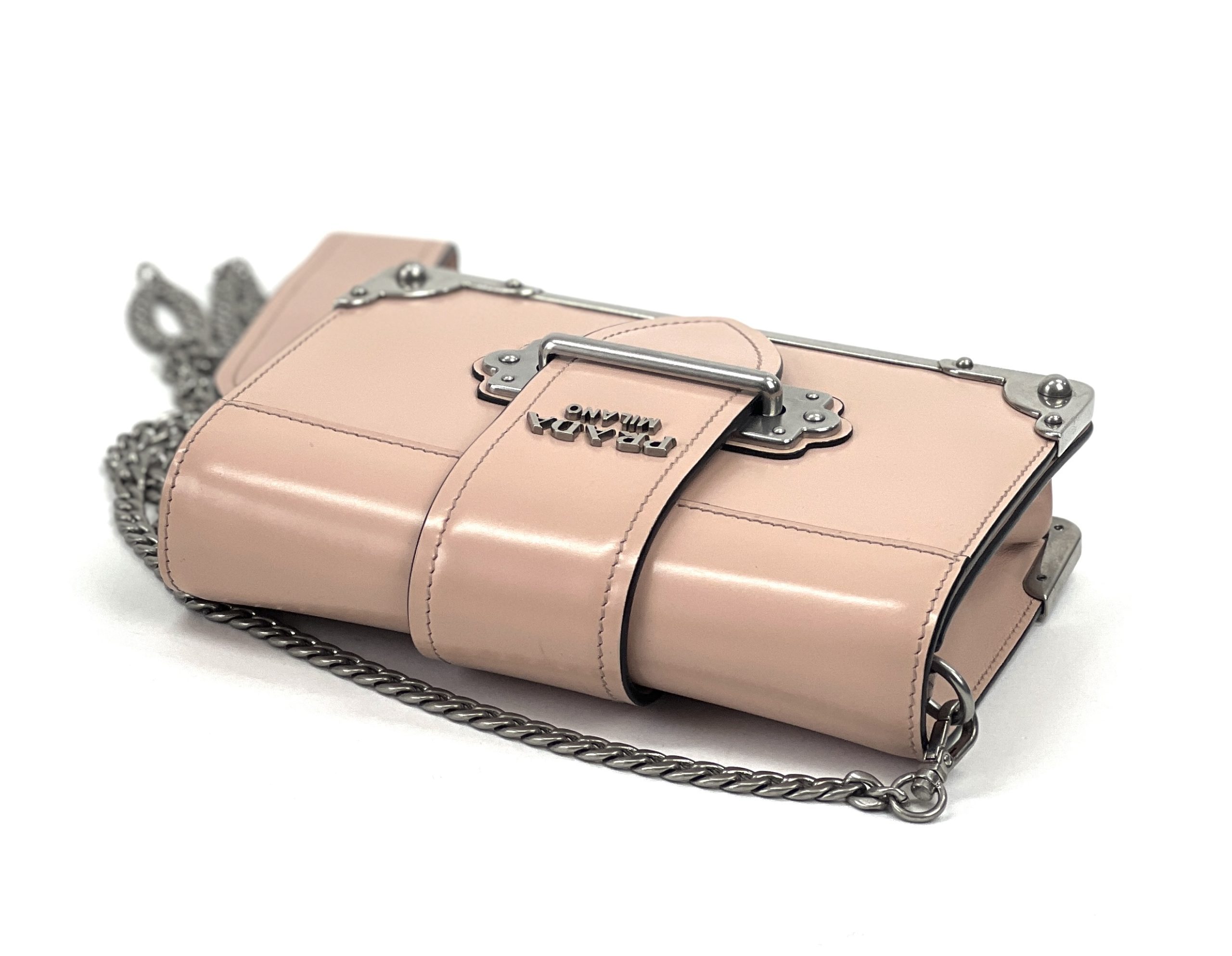 Cahier leather crossbody bag Prada Pink in Leather - 28613887