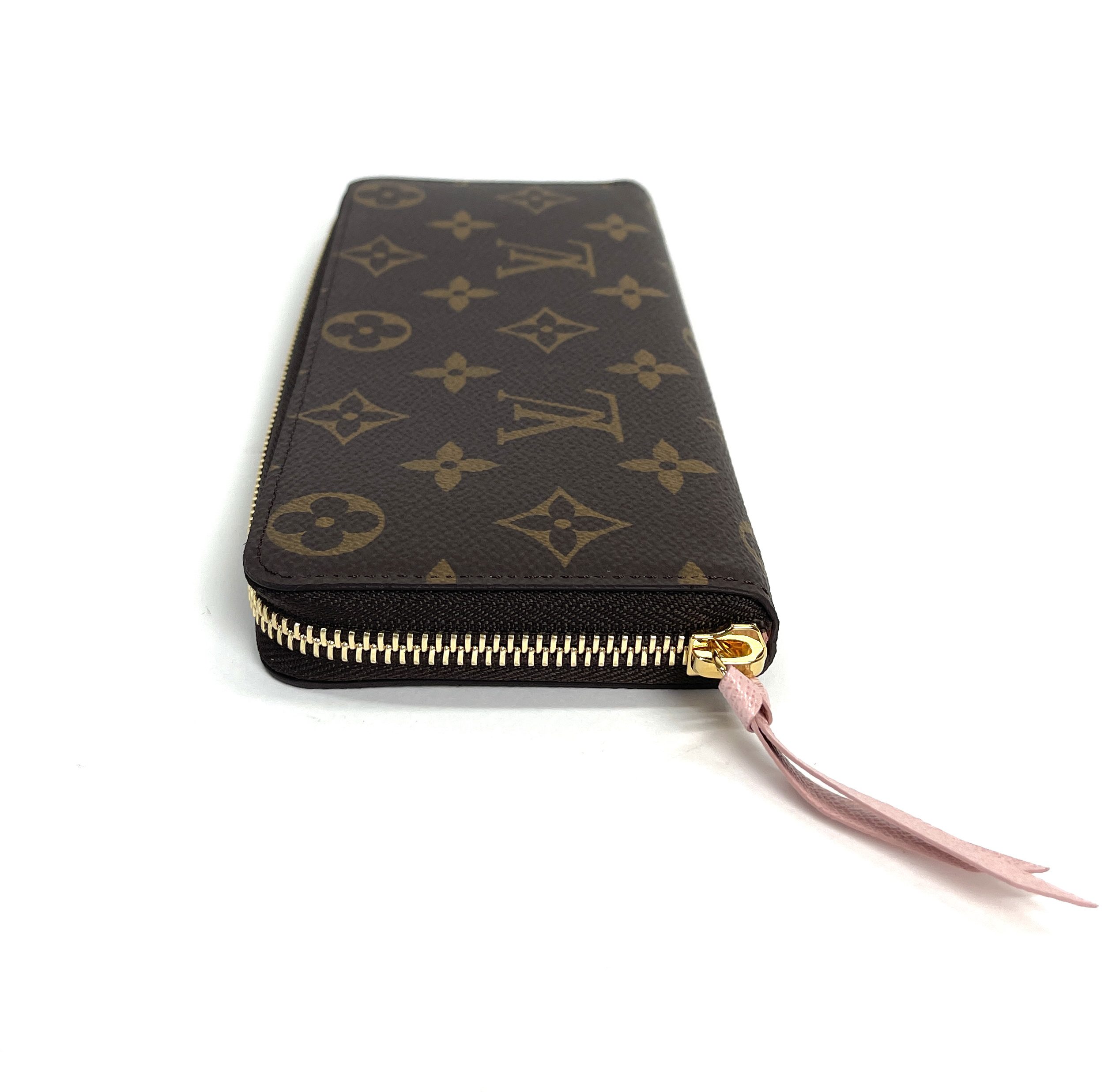 Authentic Louis Vuitton Black Supreme Leather Long Clutch Wallet LV Zip  Fold