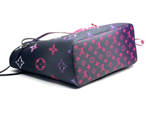Louis Vuitton Spring In The City Midnight Fuchsia Neverfull MM Set