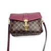 Louis Vuitton Clapton Damier Ebene Crossbody with Raisin 18