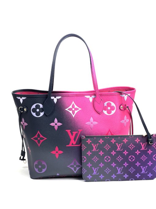 Louis Vuitton Spring In The City Midnight Fuchsia Neverfull MM Set 9
