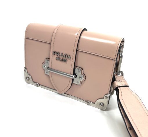 Prada Milano Cahier Light Pink Leather Crossbody Bag or Wristlet 2