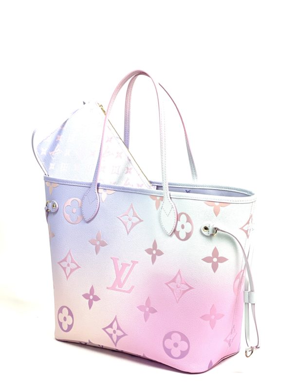 Louis Vuitton Spring In The City Sunrise Pastel Neverfull MM Set A