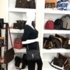 YSL Black College Medium Matelasse Lambskin V-Flap Crossbody Bag 6