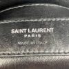 YSL Black College Medium Matelasse Lambskin V-Flap Crossbody Bag 9
