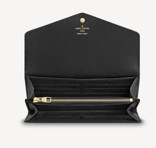 Louis Vuitton Black Empreinte Sarah Wallet 3