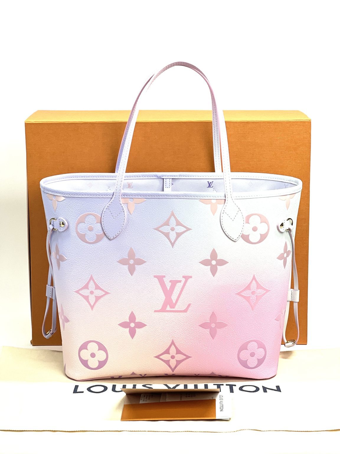 Louis Vuitton Spring In The City Sunrise Pastel Neverfull MM Set A
