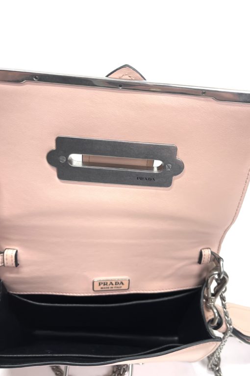 Prada Milano Cahier Light Pink Leather Crossbody Bag or Wristlet 9