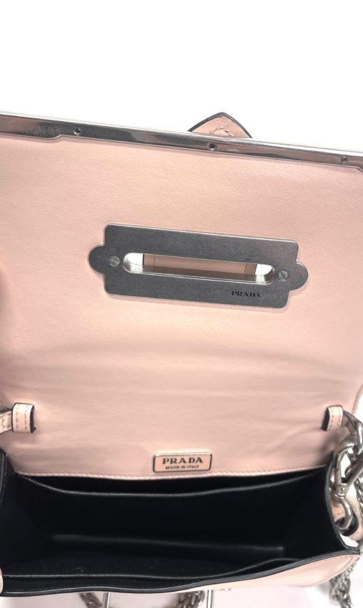 Prada Milano Cahier Light Pink Leather Crossbody Bag or Wristlet 13