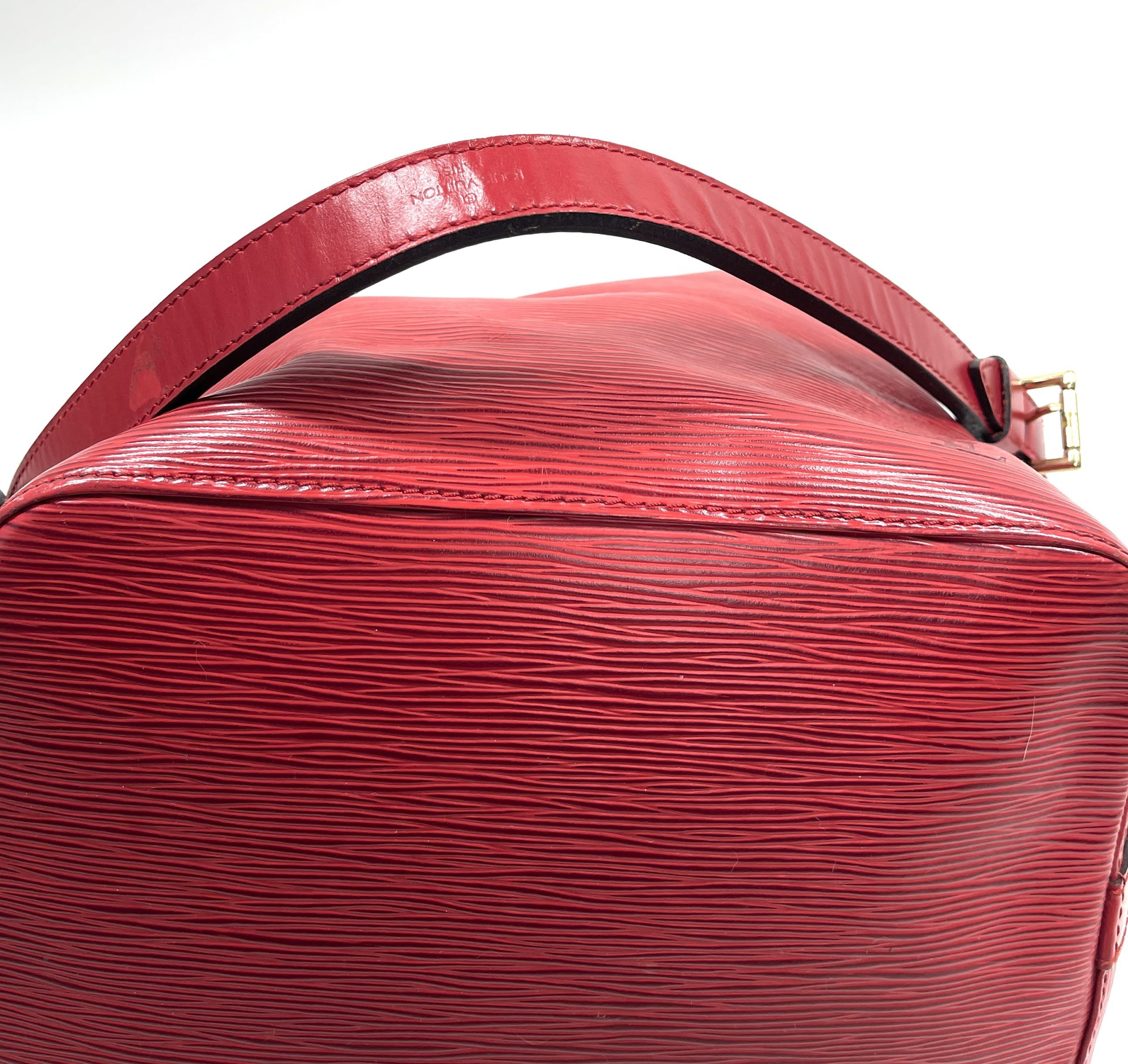 Louis Vuitton Vintage Louis Vuitton Petit Noe Red Epi Leather