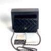 Chanel Black Lambskin WOC with Silver Hardware 3